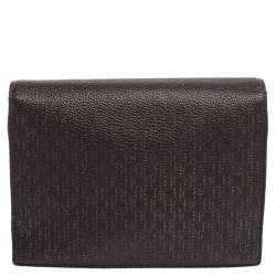 Pre Owned Carolina Herrera Brown/Red Small Carry on Bandoulière Bag