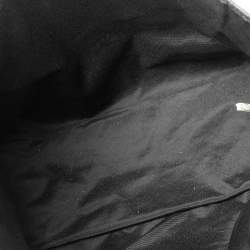 Pre Owned Carolina Herrera Black Signature Canvas and Leather Trim Tote