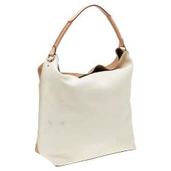 Carolina Herrera Multicolor Nubuck Leather and Leather Hobo