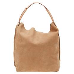 Carolina Herrera Multicolor Nubuck Leather and Leather Hobo