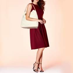 Carolina Herrera Multicolor Nubuck Leather and Leather Hobo