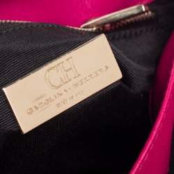 Pre Owned Carolina Herrera Multicolor Calf Hair Tassel Shoulder Bag