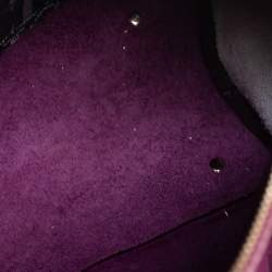 Pre Owned Carolina Herrera Tricolor Signature Embossed Leather Andy Boston Bag