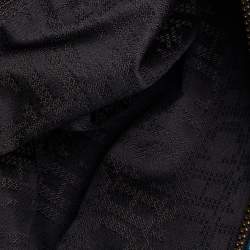 Pre Owned Carolina Herrera Dark Green Leather Tassel Zip Tote