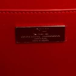 Pre Owned Carolina Herrera Black Logo Embossed Leather Insignia Top Handle Bag