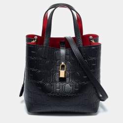Carolina Herrera Mini Baret Black Gradient Bag