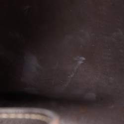 Pre Owned حقيبة يد كارولينا هيريرا قفل ماترايوشكا جلد وكانفاس مقوى مونوغرامى وردية / بيج 