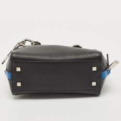 Pre Owned Carolina Herrera Black Leather Duke Satchel