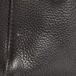 Pre Owned Carolina Herrera Black Leather Duke Satchel