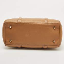 Pre Owned  Carolina Herrera Tan Leather Matteo Tote 