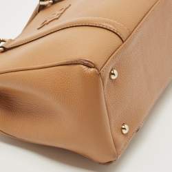 Pre Owned  Carolina Herrera Tan Leather Matteo Tote 