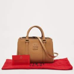 Pre Owned  Carolina Herrera Tan Leather Matteo Tote 