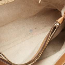 Pre Owned  Carolina Herrera Tan Leather Matteo Tote 