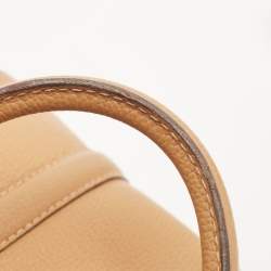 Pre Owned  Carolina Herrera Tan Leather Matteo Tote 