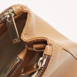 Pre Owned  Carolina Herrera Tan Leather Matteo Tote 