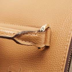 Pre Owned  Carolina Herrera Tan Leather Matteo Tote 