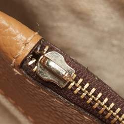 Pre Owned  Carolina Herrera Tan Leather Matteo Tote 