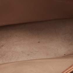 Pre Owned Carolina Herrera Brown Leather CHHC Flap Shoulder Bag