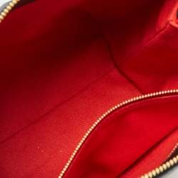 Pre Owned حقيبة يد توتس سي إتش كارولينا هيريرا دوتشيس جلد أسود منقوش