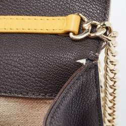 Pre Owned Carolina Herrera Multicolor Signature Coated Canvas and Leather Carry On Bandoulière Shoulder Bag