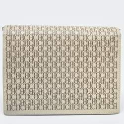 Pre Owned Carolina Herrera Multicolor Signature Coated Canvas and Leather Carry On Bandoulière Shoulder Bag