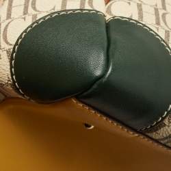 Pre Owned Carolina Herrera Multicolor Monogram Coated Canvas and Leather Andy Boston Bag