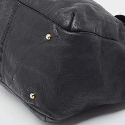 Pre Owned Carolina Herrera Black Leather Audrey Shoulder Bag