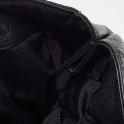 Pre Owned Carolina Herrera Black Leather Audrey Shoulder Bag