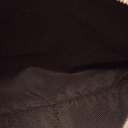 Pre Owned Carolina Herrera Beige Leather Gaspar Fringe Hobo