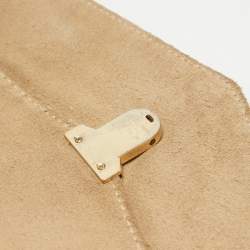 Carolina Herrera Brown Leather Minuetto Top Handle Bag