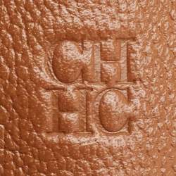 Carolina Herrera Black/Brown Monogram Coated Canvas and Leather Matryoshka Tote
