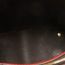 Carolina Herrera Dark Brown Monogram Coated Canvas and Leather Small Matryoshka Locked Tote