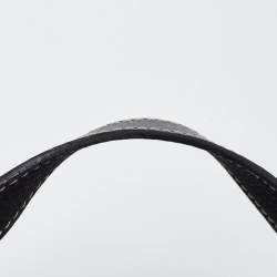 Pre Owned Carolina Herrera Black Nubuck and Leather Chain Flap Shoulder Bag