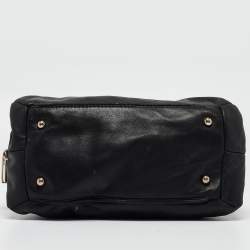 Carolina Herrera Quilted Leather Logo Chain Satchel
