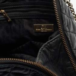 Carolina Herrera Quilted Leather Logo Chain Satchel