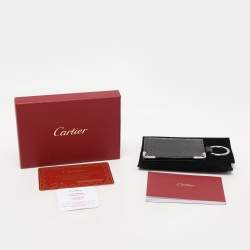 Cartier Black Python Photo Holder Keychain