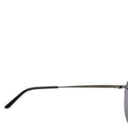 Pre Owned نظارة شمسية كارتييه CT0022S  أسود / فضي مستديرة