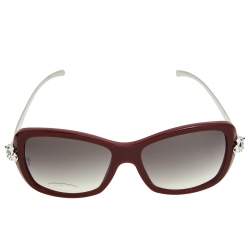 مملوكة مسبقًا نظارة شمسية كارتييه مربعة بانثير دو كارتييه متدرجه رمادية/ عنابية