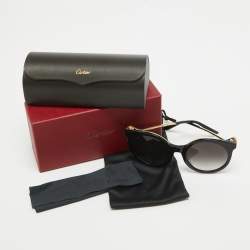 Cartier Black Gradient CT0118SA 001 Cat Eye Sunglasses