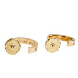 مملوكة مسبقًا Cartier Love 18K Yellow Gold Stud Earrings