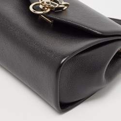 Cartier Black Leather Mini Graphique de Cartier Shoulder Bag