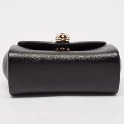 Cartier Black Leather Mini Graphique de Cartier Shoulder Bag