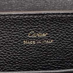 Cartier Black Leather Mini Graphique de Cartier Shoulder Bag
