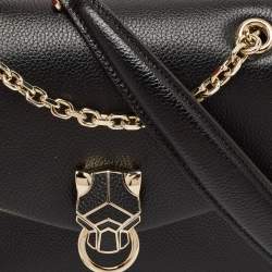 Cartier Black Leather Mini Graphique de Cartier Shoulder Bag