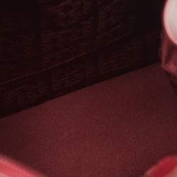 Pre Owned Cartier Burgundy Leather Happy Birthday Backpack