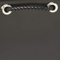 Pre Owned Cartier Black Leather Panthere De Cartier Drawstring Backpack