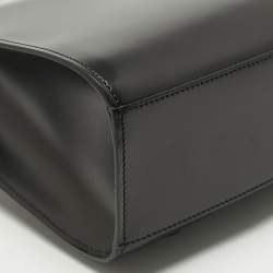 Pre Owned Cartier Black Leather Panthere De Cartier Drawstring Backpack