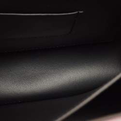 Pre Owned Cartier Burgundy Leather Small Panthere C De Cartier Top Handle Bag