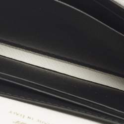 مملوكة مسبقًا Cartier Double C De Cartier White Leather Card Case