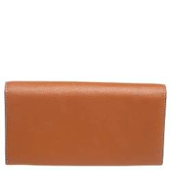 Pre Owned محفظة كارتييه سي دو كارتييه جلد أحمر نبيتي مضغوطة